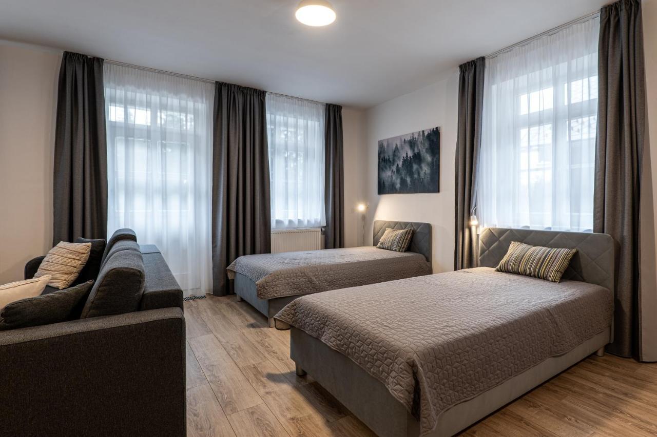 Hubertus Karlova Studanka Apart otel Dış mekan fotoğraf