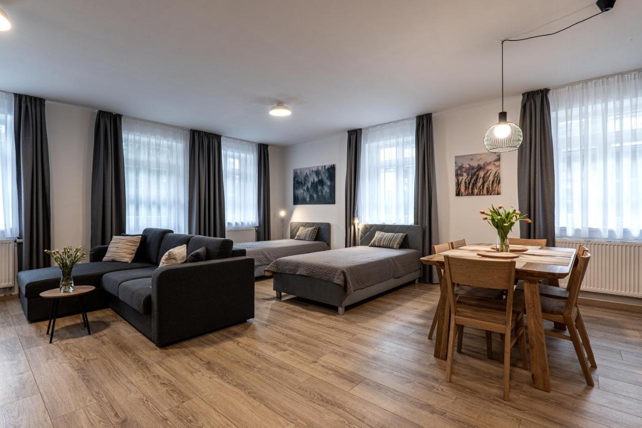 Hubertus Karlova Studanka Apart otel Dış mekan fotoğraf